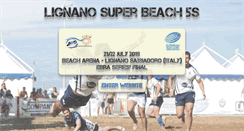Desktop Screenshot of beachrugby.eu