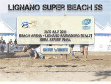 Tablet Screenshot of beachrugby.eu